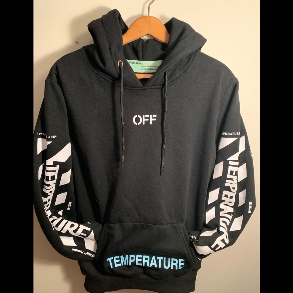 Off White Temperature Hoodie Medium